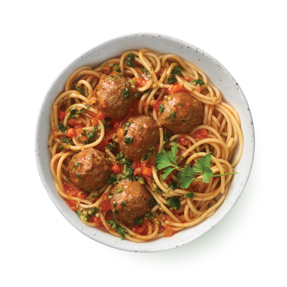 Super Charged  Spaghetti Meatballs